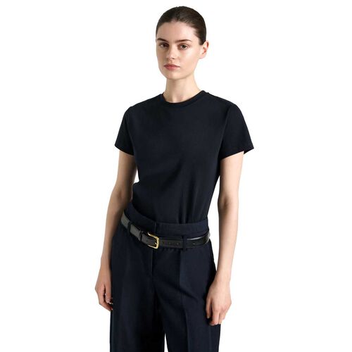 Cue Midnight Fitted Pima Cotton Tee